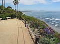 Looking south toward San Diego - Meditation gardens: Yogananda Self-Realization Fellowship, Encinitas, California