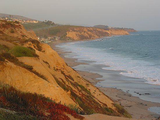 The coastline at Crystal Cove State Park, Laguna Beach