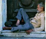 Homeless man